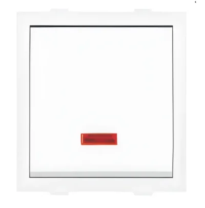 Anchor Rider White Mega Switch 16 A, 2 Module, 2 Way | 47262 - Image 1