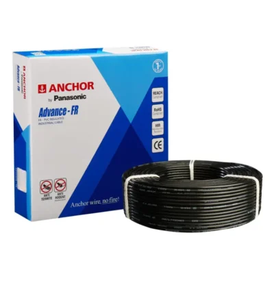 anchor black Anchor 1 Sq. mm Advance FR Insulated Wire 90 Meter - Image 1