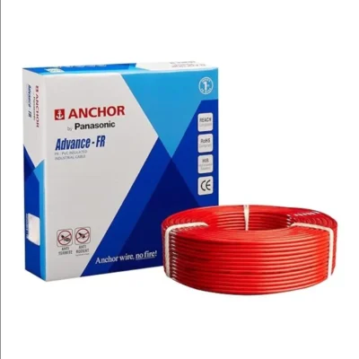 Anchor 0.75 Sq. mm Advance FR Insulated Wire 90 Meter Red - Image 1