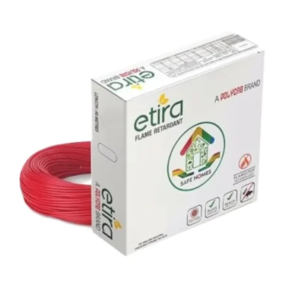 Polycab 6.00 Sq. mm 90 Meters Etira PVC Insulated cables Red