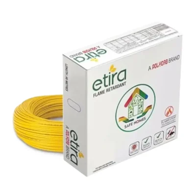 Polycab 6.00 Sq. mm 90 Meters Etira PVC Insulated cables Yellow